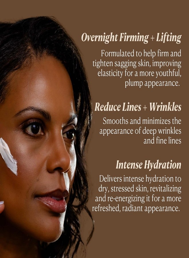 Nakery Lift-Tox Night Cream for Women - Overnight Anti Wrinkle Face Cream for Firmer & Smoother Complexion - Hydrating Night Cream for Women with Crepey Skin - Rich Night Face Cream for Mature Skin - Image 2